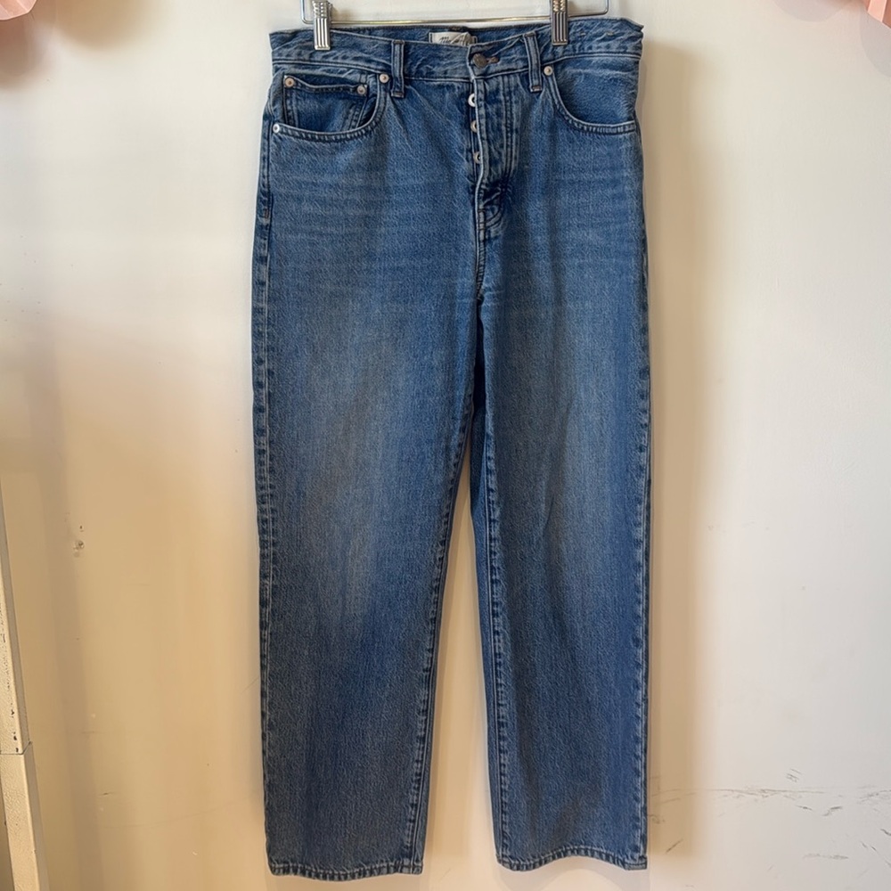 Madewell low slung straight jeans size 28